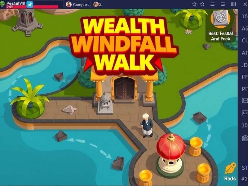 Wealth Windfall Walk gameplay screenshot